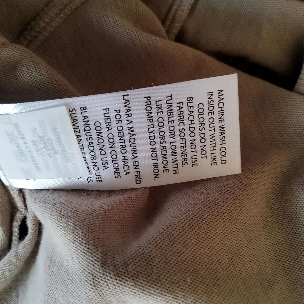 NWT Wildfox Chrissy V-Neck Tee in Atmosphere (Taupe) Size M - Picture 7 of 8